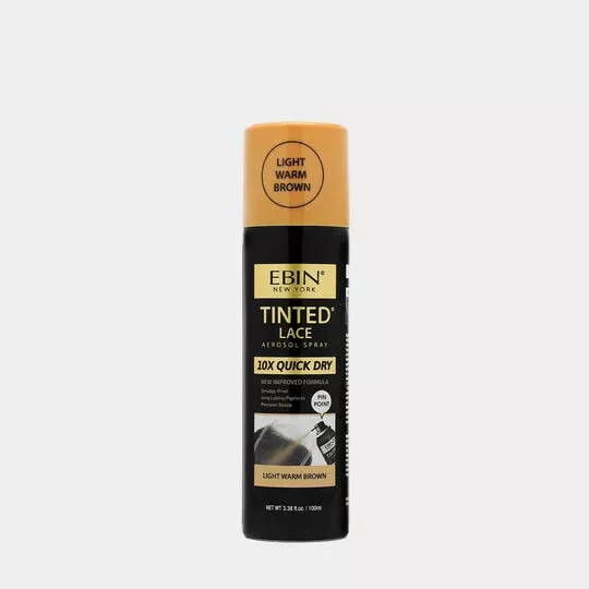 10X QUICK DRY TINTED LACE SPRAY – LIGHT WARM BROWN