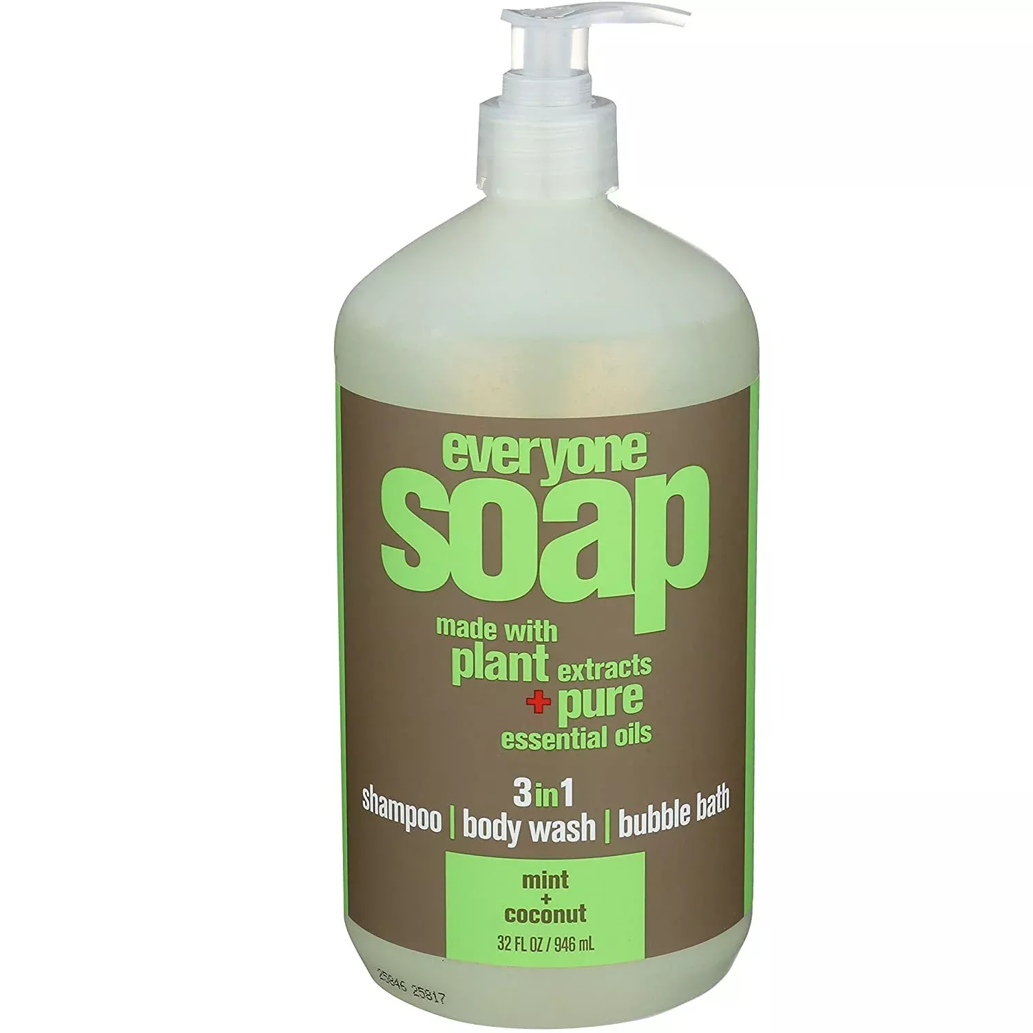 3-in-1 Shampoo, Body Wash & Bubble Bath – Mint & Coconut