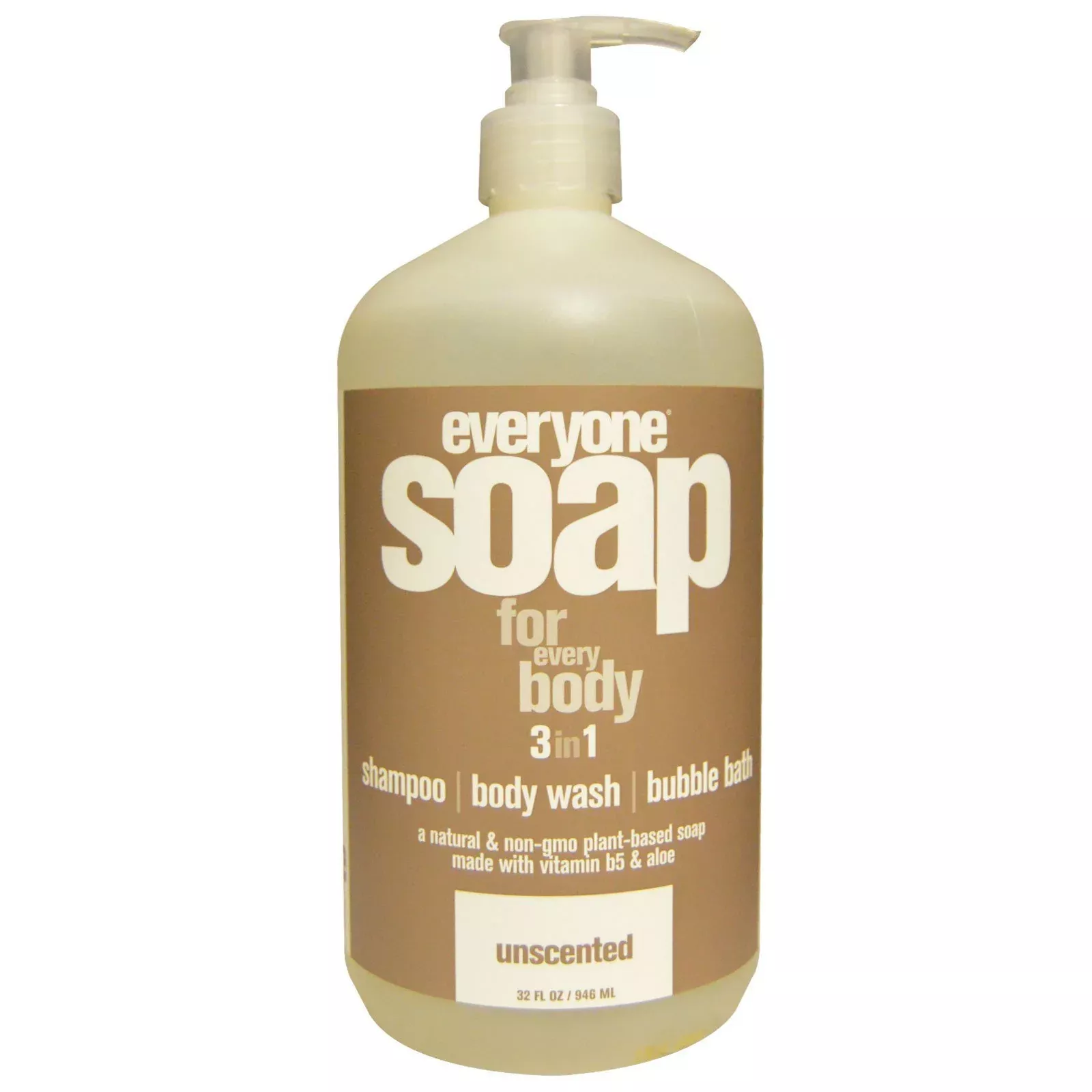 3-in-1 Shampoo, Body Wash & Bubble Bath – Unscented