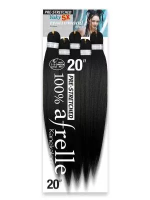 5X Hollywood Yaky 20 Inch Pre Stretched Braid