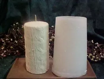6 Inch Sweater Candle 1 Cavity Silicone Mold 1932