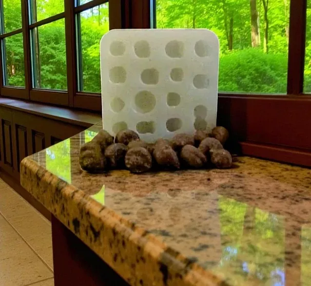 Acorn Embeds 15 Cavity Silicone Mold 5532