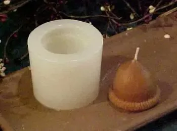 Acorn Votive 1 Cavity Silicone Mold 1135