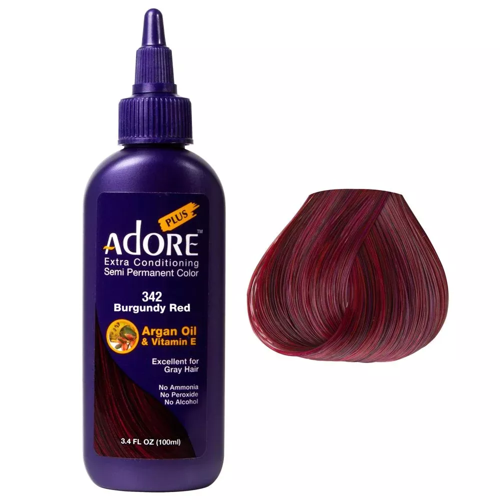 Adore Plus 342 Burgundy Red