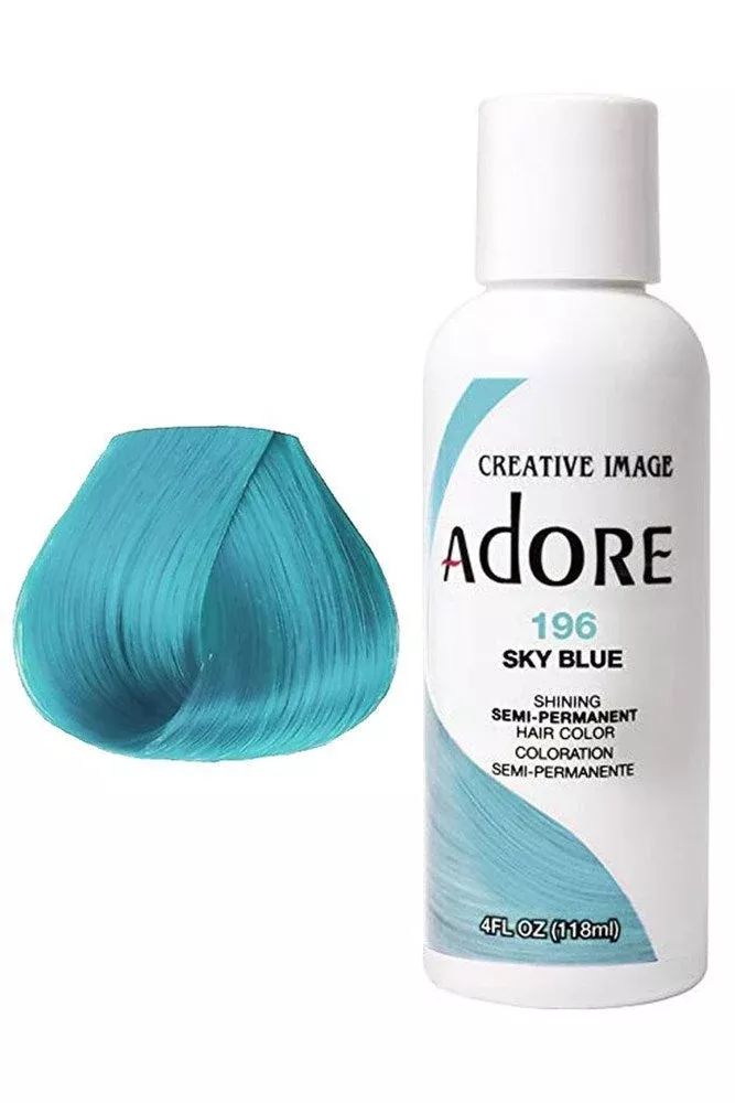 Adore Semi Permanent Color - Sky Blue 196 118ml