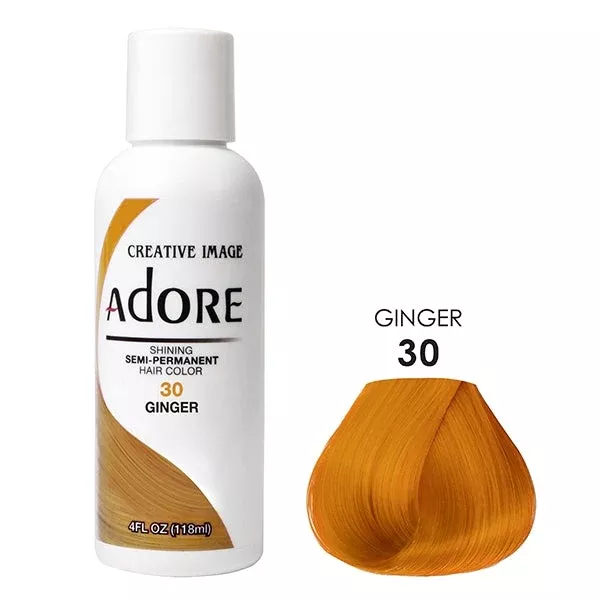 ADORE SEMI PERMANENT HAIR COLOR #030 GINGER 4OZ [ADO00030]