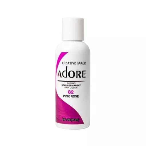 Adore Semi Permanent Hair Colour 82 Pink Rose,