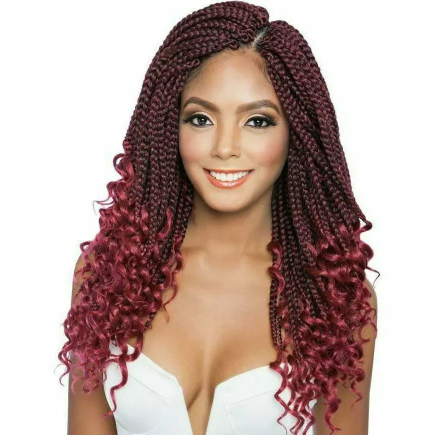 Afri-Naptural: 3X Curly Ends Box Braid 14″ (BOX 301) – FINAL SALE