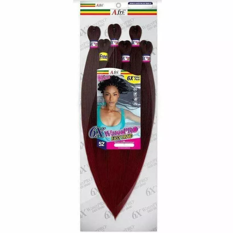Afri-Naptural: 6X Water pro Easy Braid 52" (BRD602)
