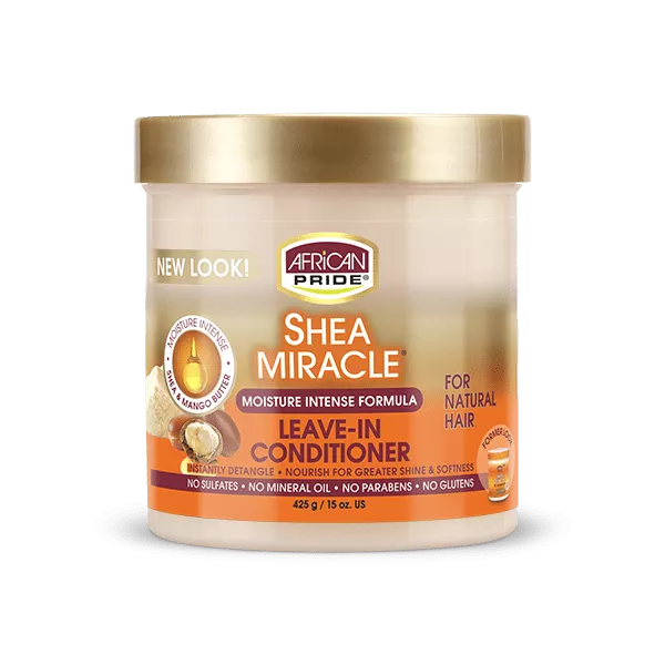 AFRIACAN PRIDE SHEA MIRACLE LEAVE - IN CONDITIONER 15oz