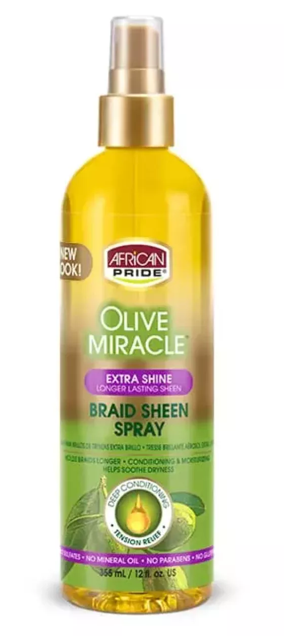 African Pride Braid Sheen Spray