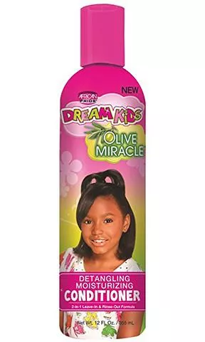 AFRICAN PRIDE DREAM KIDS OLIVE MIRACLE DETANGLING MOISTURIZING CONDITIONER 12oz