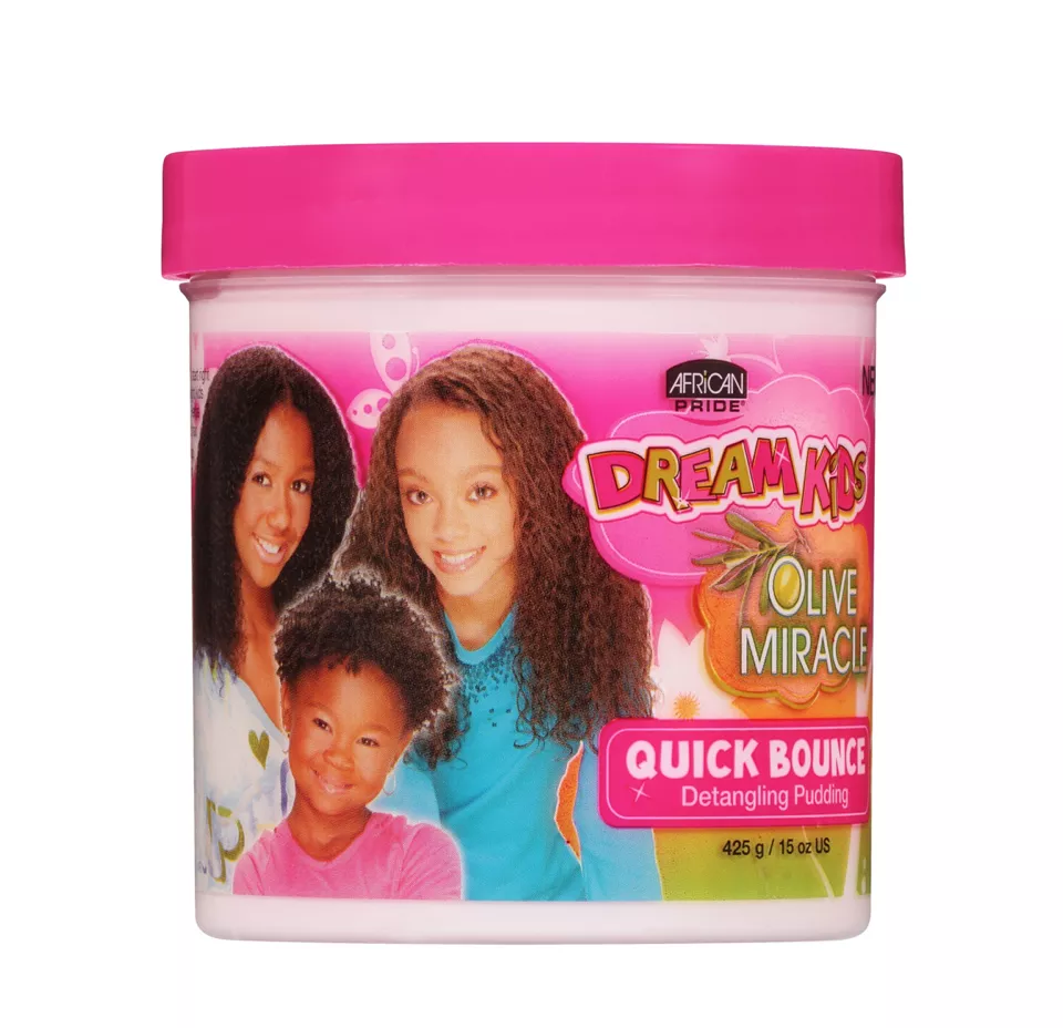African Pride Dream Kids Olive Miracle Quick Bounce Detangling Pudding 15 oz