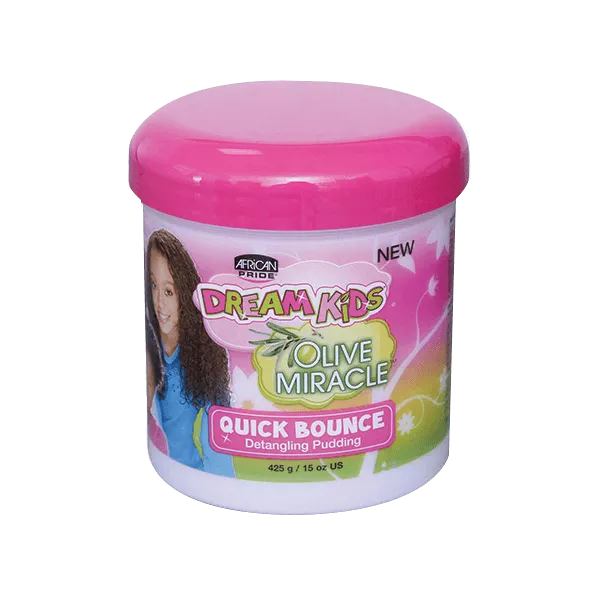 AFRICAN PRIDE DREAM KIDS OLIVE MIRACLE QUICK BOUNCE DETANGLING PUDDING 15oz