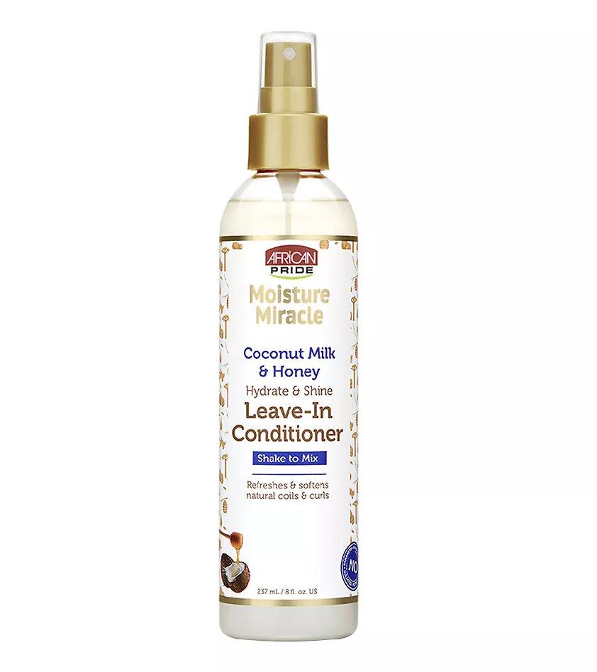 African Pride Moisture Miracle Leave-In Conditioner Hair Spray