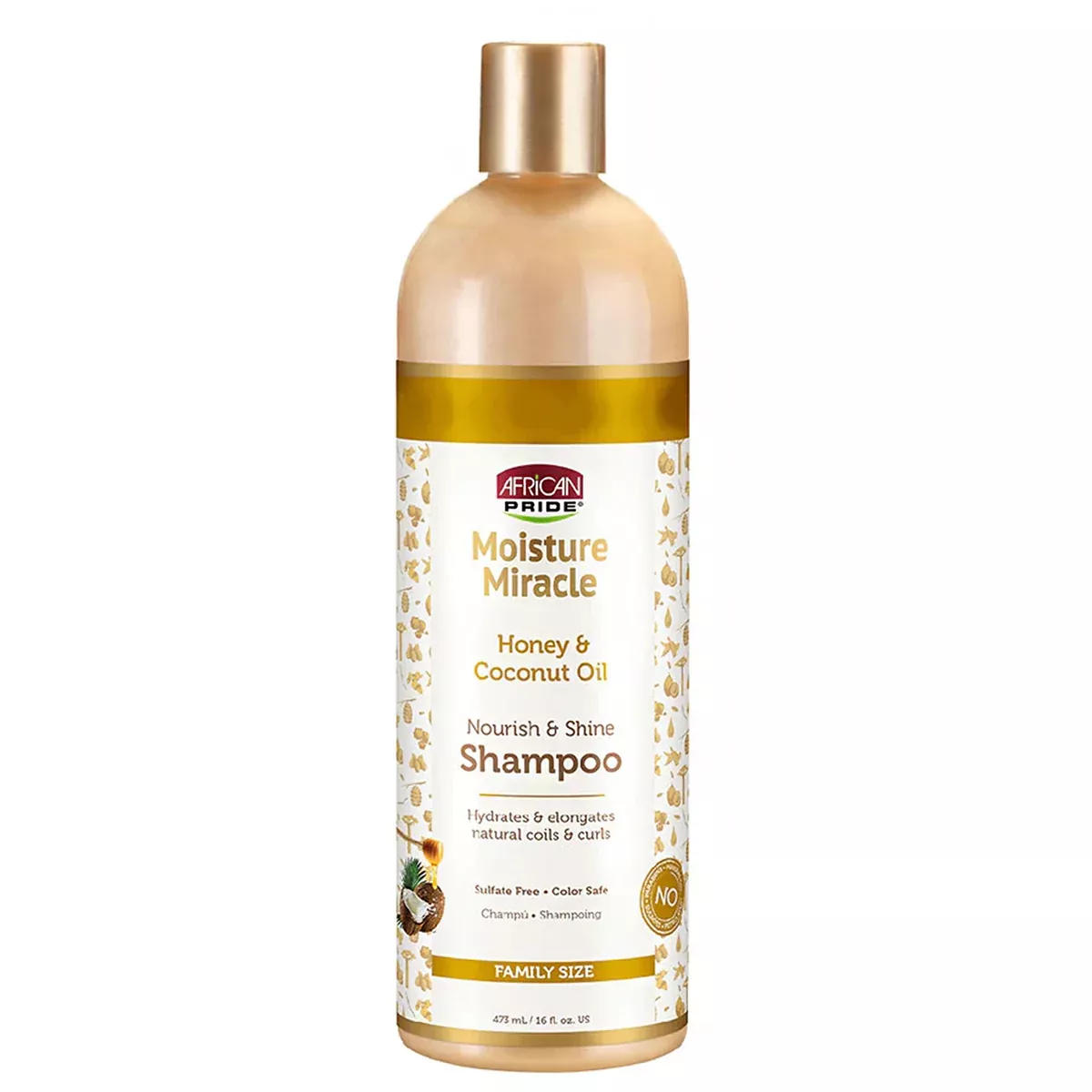 African Pride Moisture Miracle Nourish & Shine Shampoo 16oz