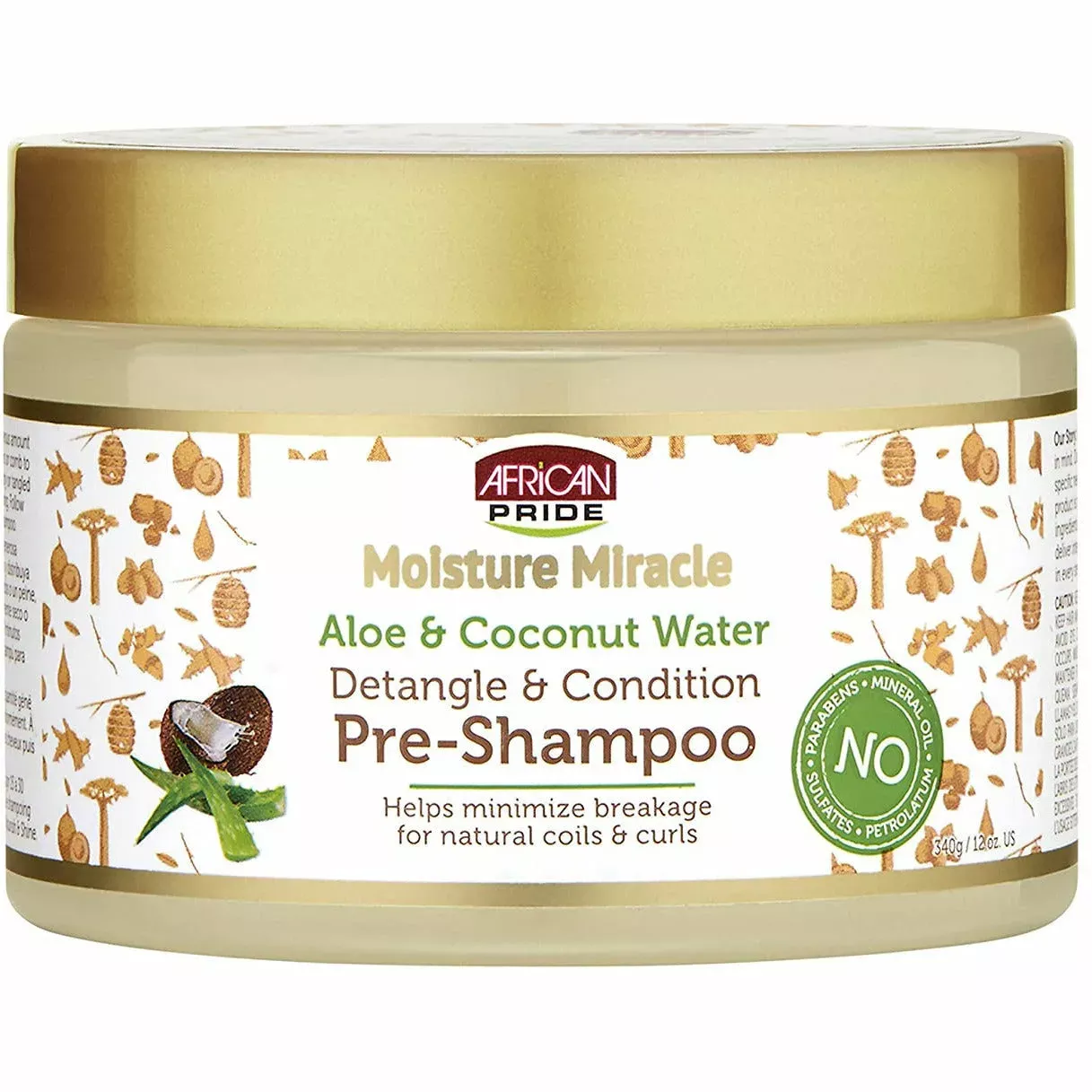 African Pride: Moisture Miracle Pre-Shampoo 12oz
