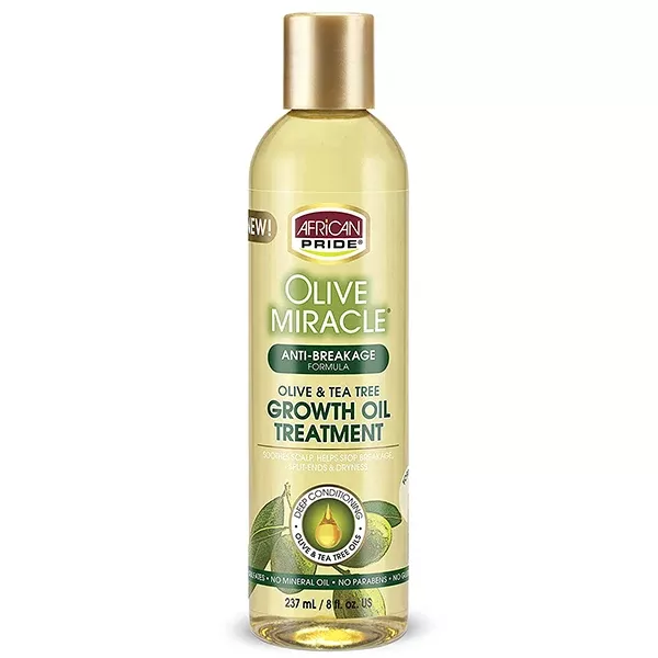 African Pride: Olive Miracle Growth Oil Treatment 8oz