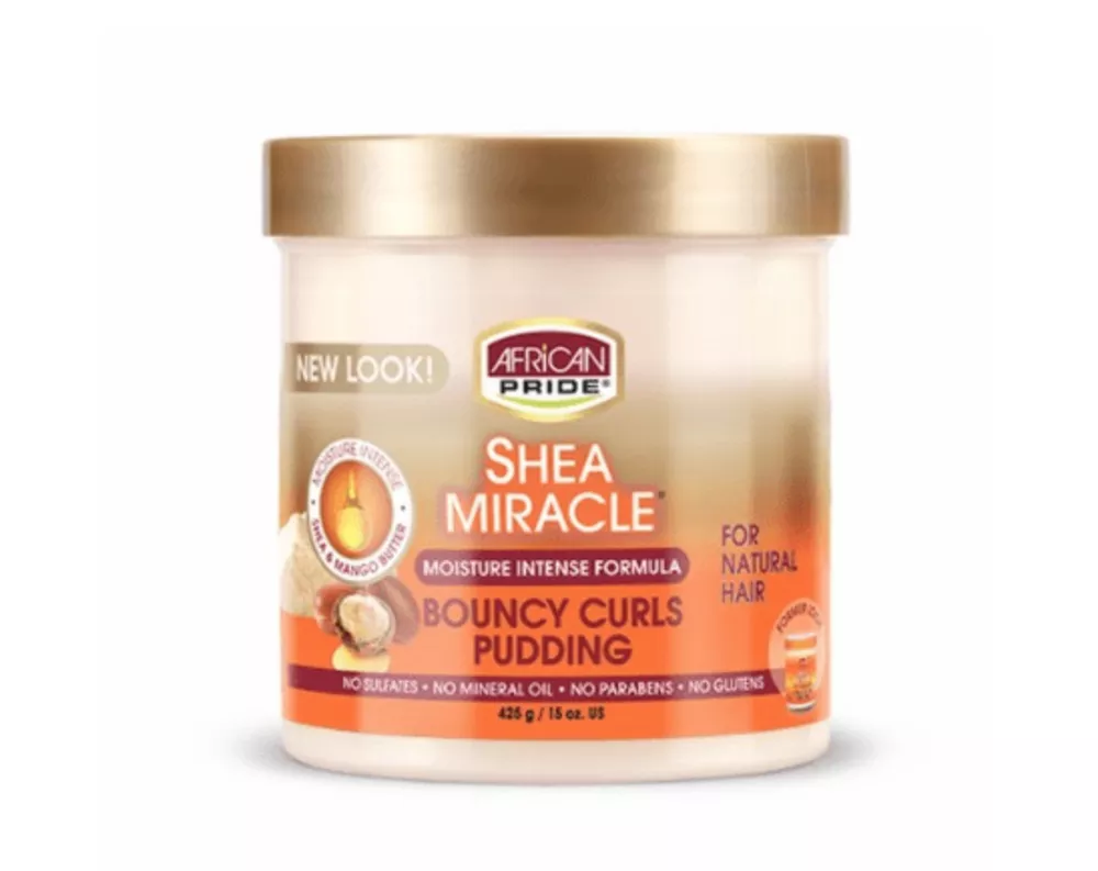 African Pride Shea Butter Formula Miracle Bouncy Curls Hair Pudding