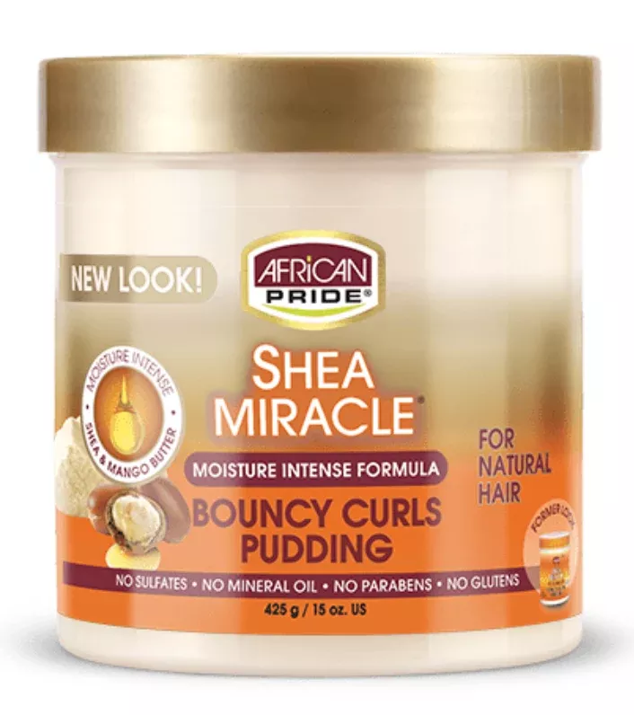 African Pride Shea Miracle Bouncy Curls Pudding
