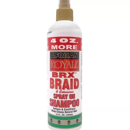 African Royale BRX Braid and Hair Extensions Spray On Shampoo