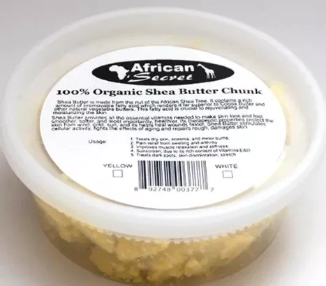 African Secret Organic Shea Butter Chunk (8oz)
