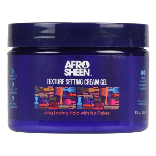 Afro Sheen Texture Setting Cream Gel Long Lasting 12oz / 340g
