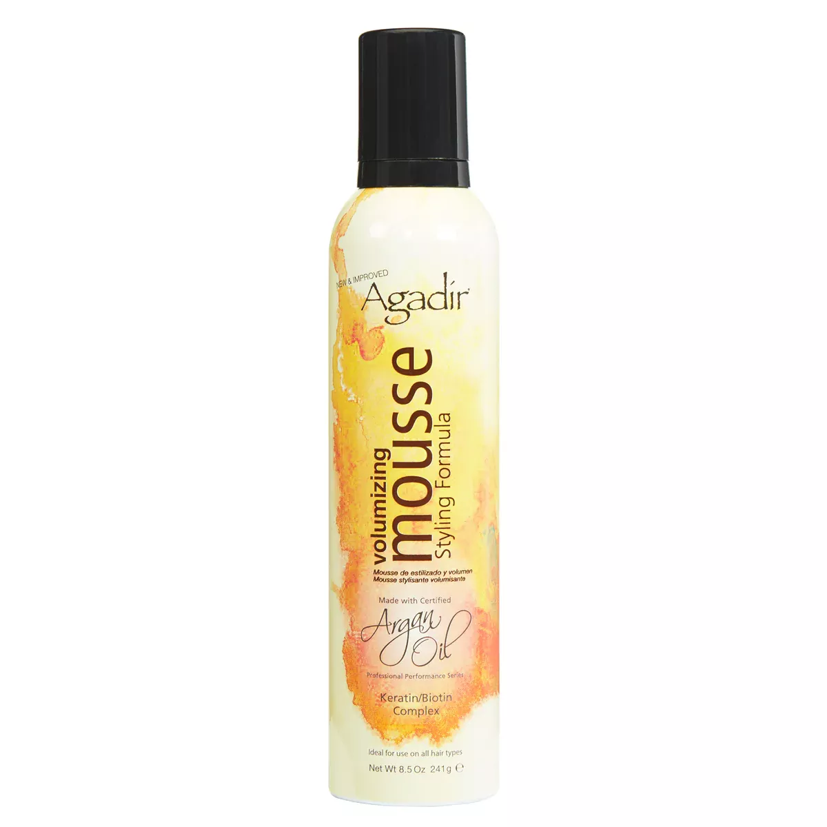 Agadir Argan Oil Volumizing Styling Mousse – 8.5 oz.