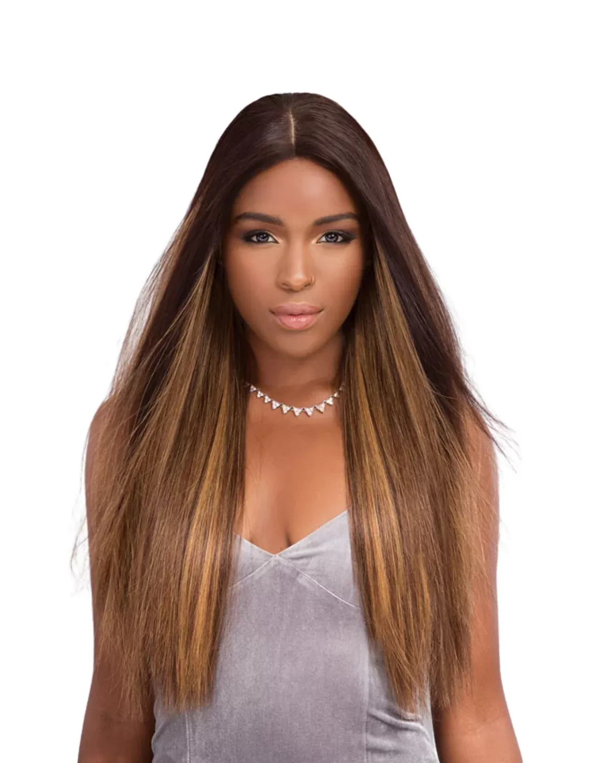 ALIBA NATURAL STRAIGHT WVG 16" SILVER