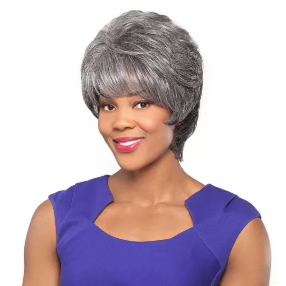 ALICIA FOXY SILVER HAND STITCHED WIG- FRANCINE