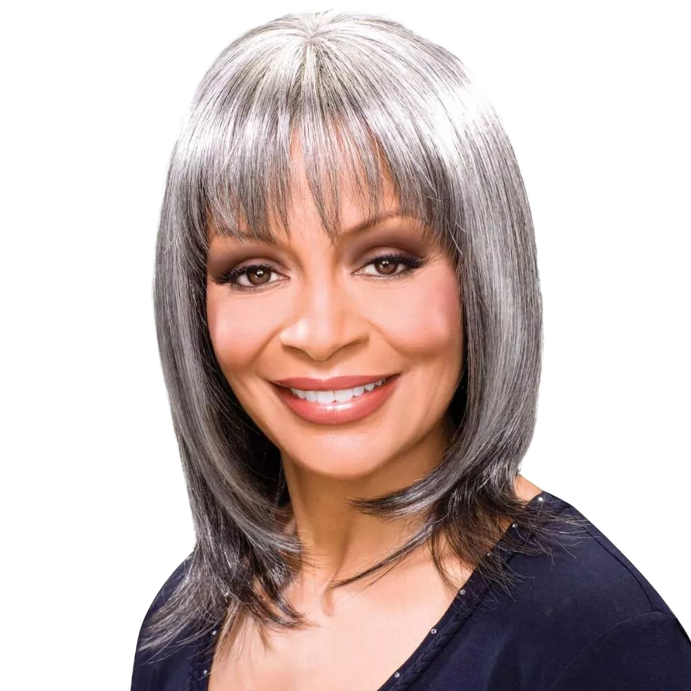 ALICIA FOXY SILVER HAND STITCHED WIG- SIENNA