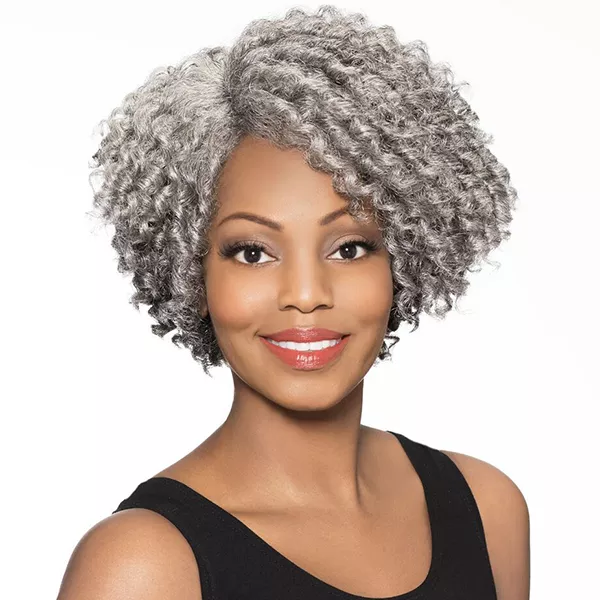 ALICIA FOXY SILVER SYNTHETIC WIG - JOYCE