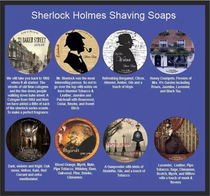 All Sherlock Series 8 Shave Soaps & Splashes