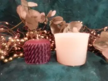 All Twisted Up Votive 1 Cavity Silicone Mold 1371