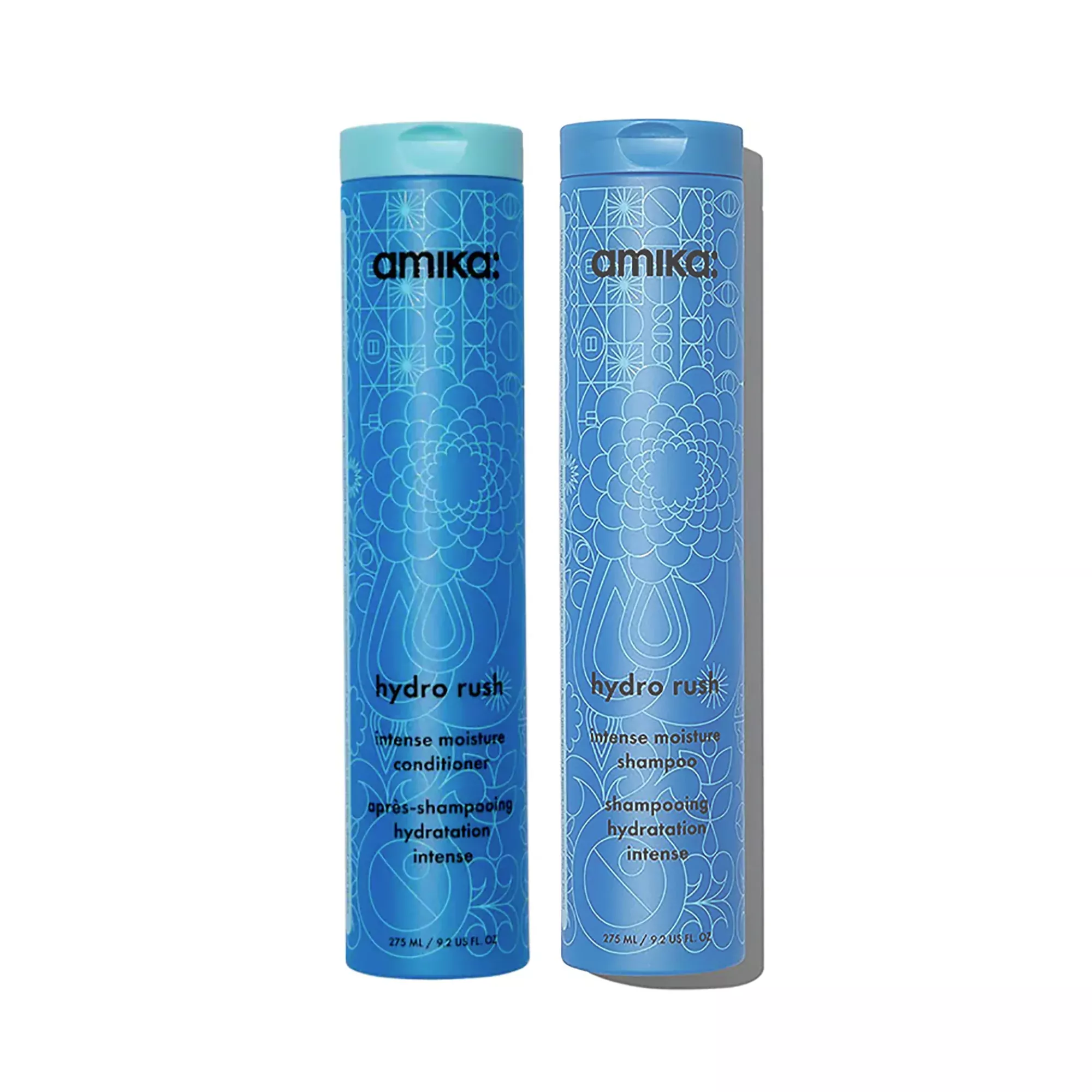 Amika Hydro Rush Intense Moisture Shampoo and Conditioner Duo