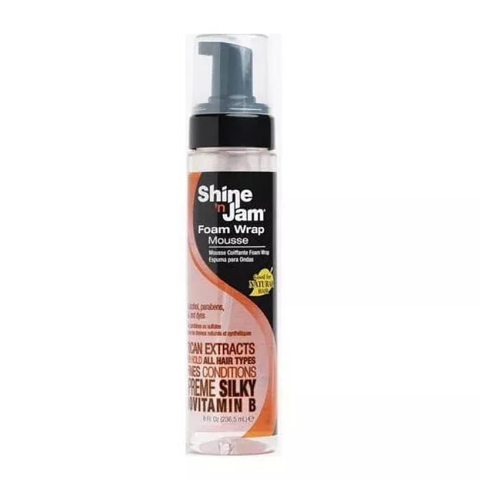 Ampro Shine N' Jam FOAM WRAP MOUSSE SUPERME HOLD 8OZ