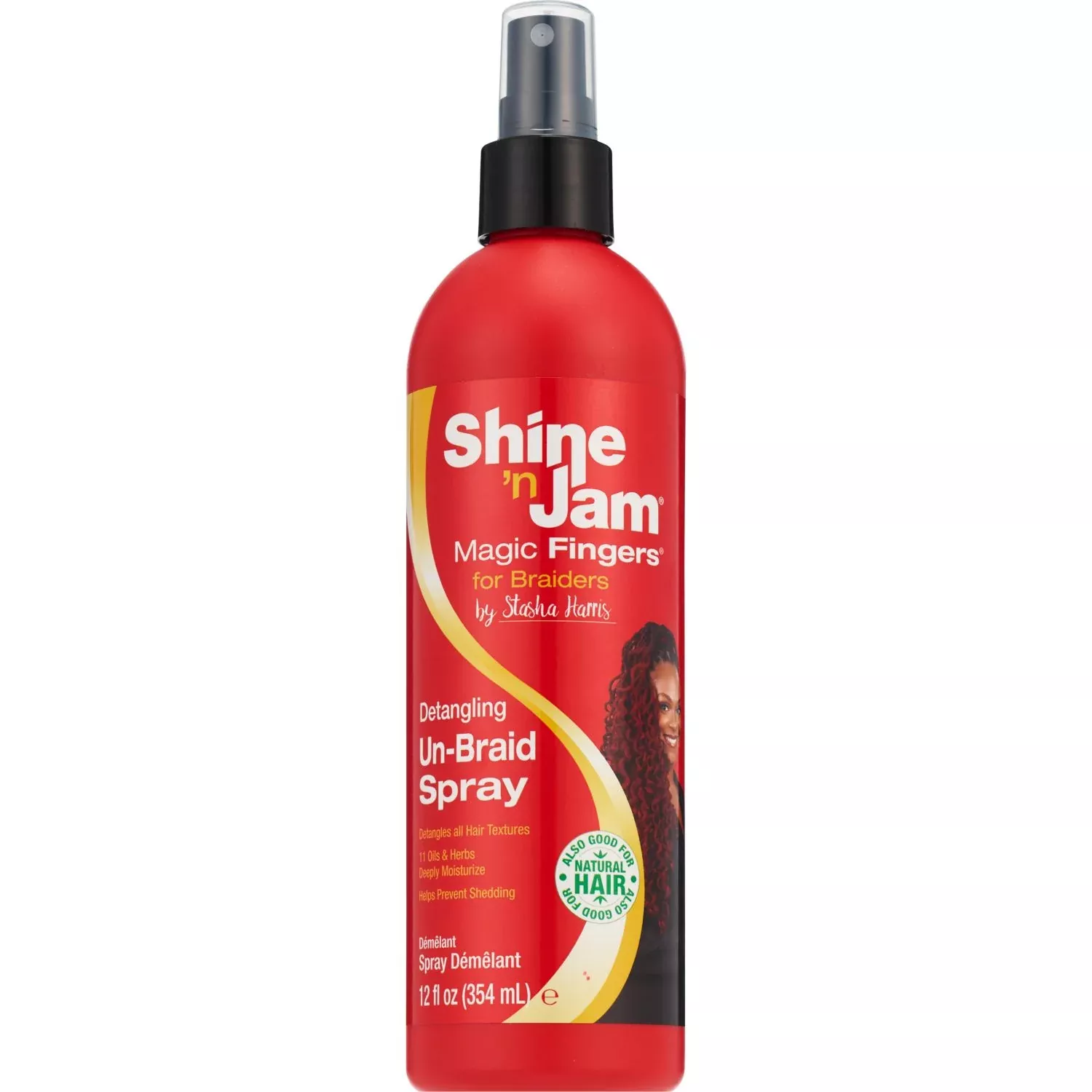 AMPRO SHINE N JAM MAGIC FINGERS UNBRAID SPRAY 12OZ