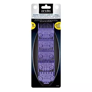 Andis Single Magnetic Comb Set — Small (5pcs) #66345
