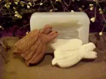 Angels are All Around Us Small Soap 1 Cav Silicone Mold 5167