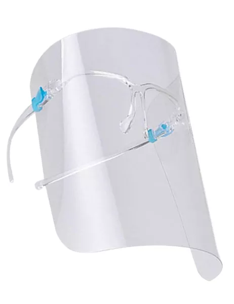 Anti-Fog Material, 180 degree Full Face Protection.
