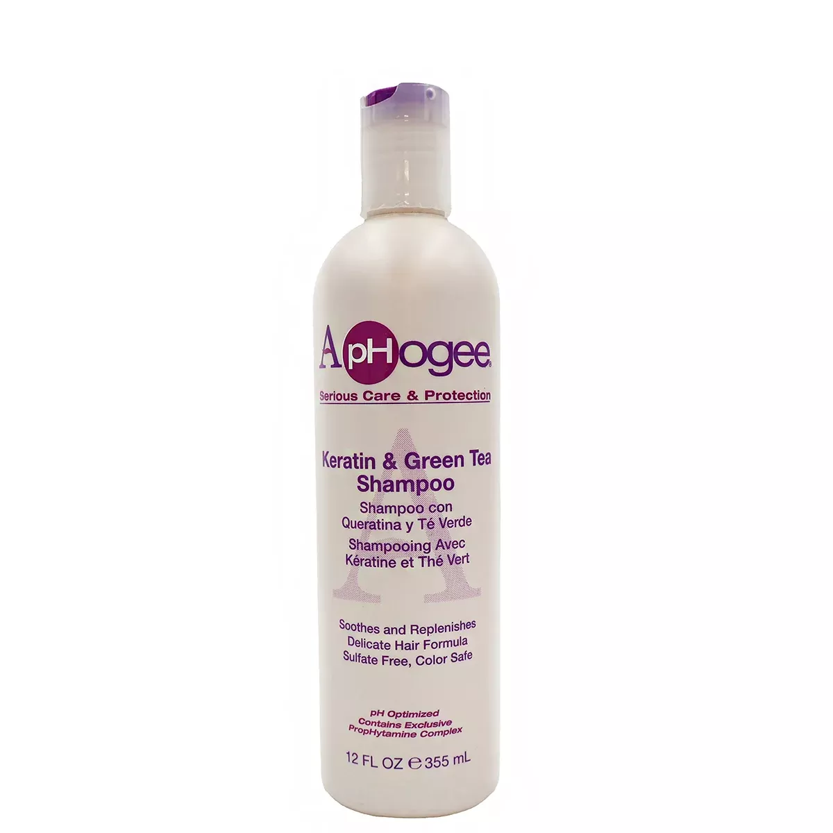 APHOGEE KERATIN AND GREEN TEA SHAMPOO 12OZ