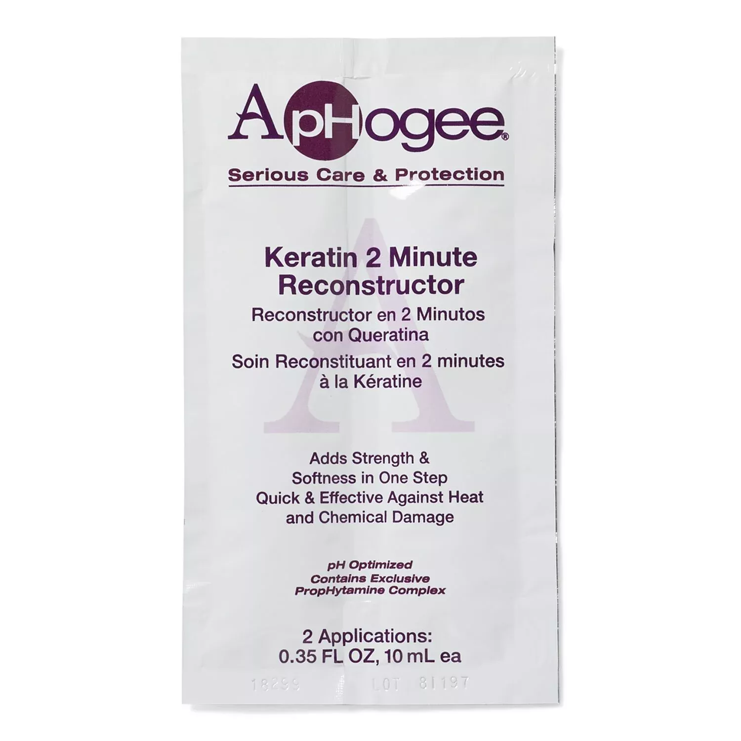 Aphogee Keratin Reconstructor 2oz Packet