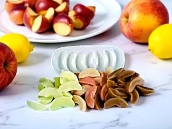 Apple or Lemon Slices Silicone Mold Mini Embeds 7 Cavity 5329