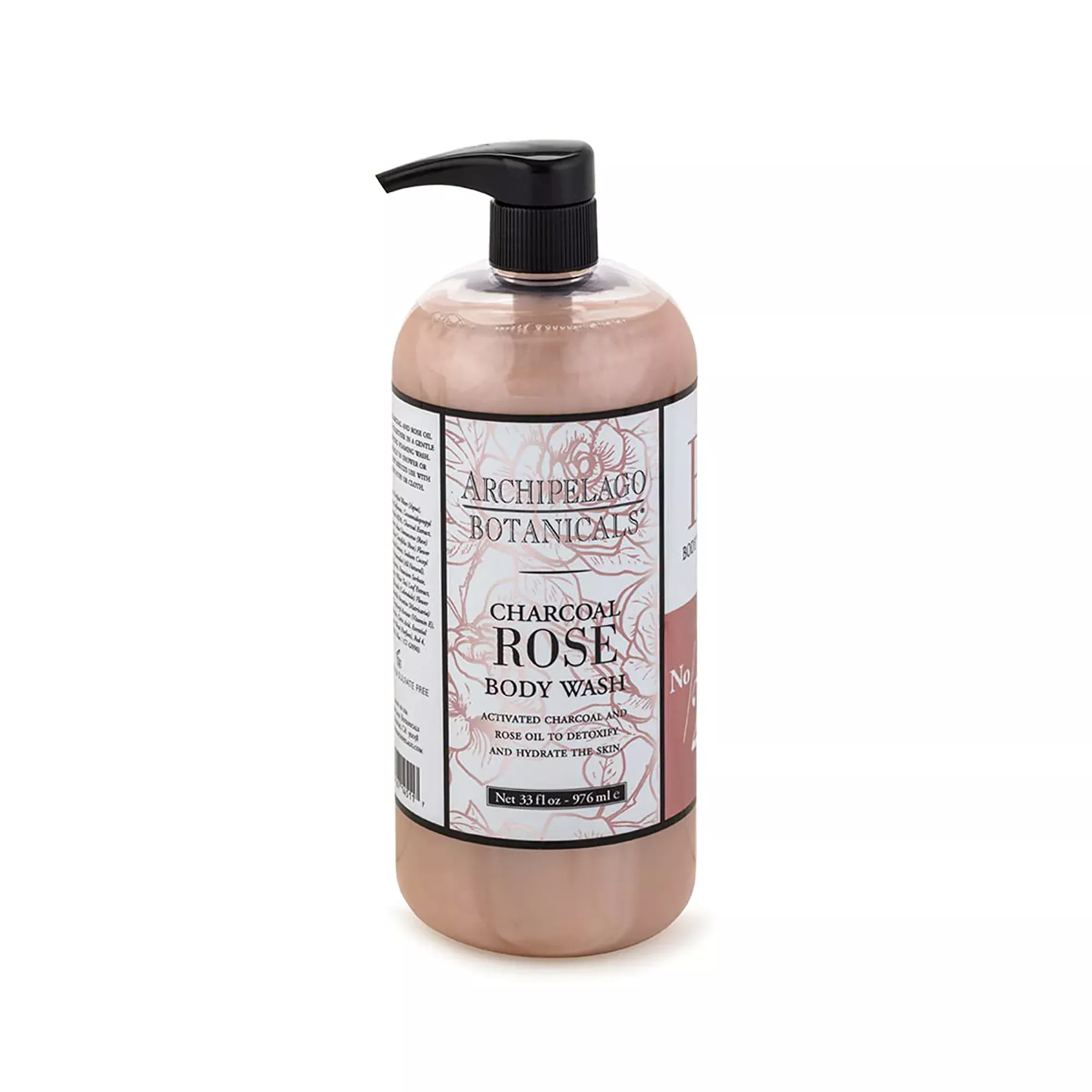 Archipelago Charcoal Rose Body Wash