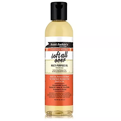 AUNT JACKIES SOFT ALL OVER FLAXSEED MULTI PURPOSE OIL