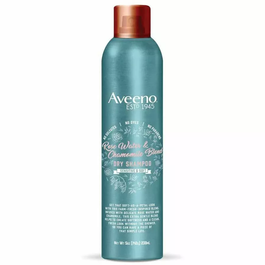 Aveeno: Rose Water & Chamomile Blend Dry Shampoo 5oz