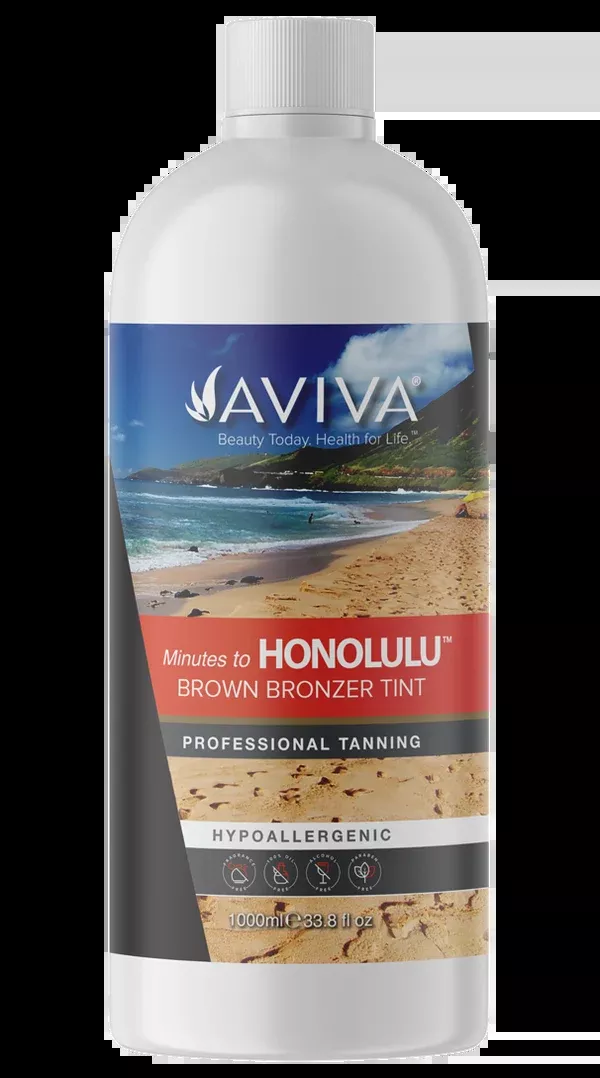 Aviva Sunless Tanning Solution - Honolulu Rapid Tan