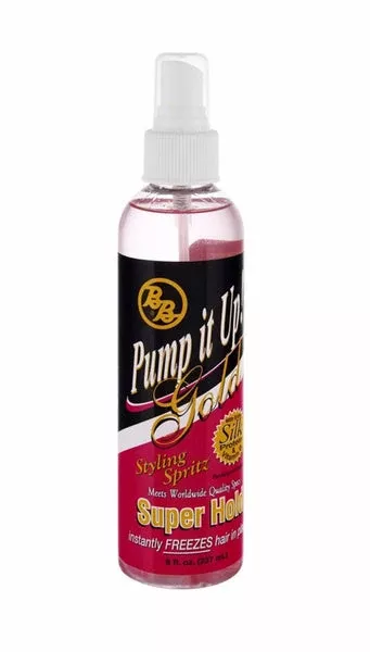 B&B PUMP IT UP GOLD-SUPER HOLD SPRITZ (8 OZ)