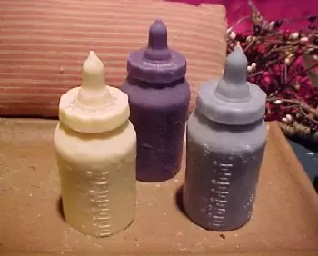 Baby Bottle Small Soap 1 Cavity Silicone Mold 1303