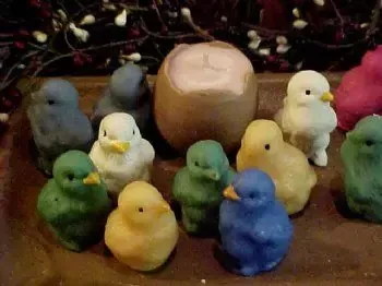 Baby Chick Embeds 6 Cavity Silicone Mold 1789